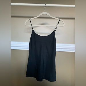 Rebecca Taylor Lingerie and Top. Size 6/Small. Color is Black.